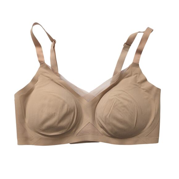 Honeylove Other - Honeylove Nude Crossover Wireless Sand Seamless Padded Bra Size Small